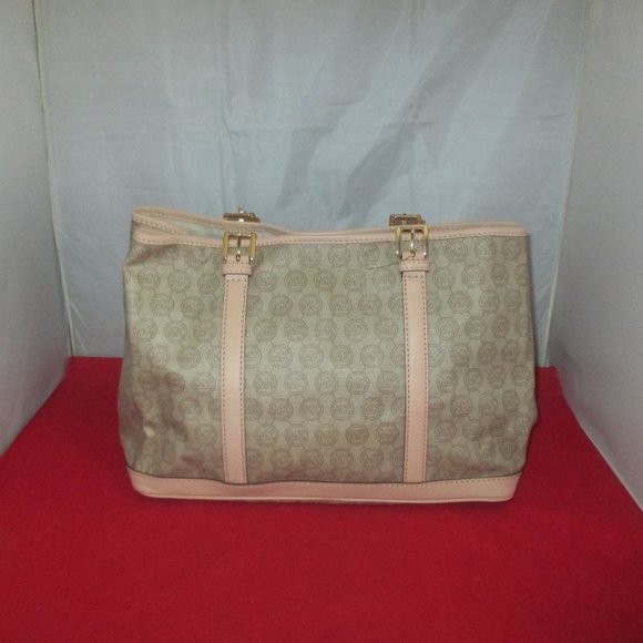 Michael Kors Jet Set PVC Signature Belted Tote - Picture 10 of 12